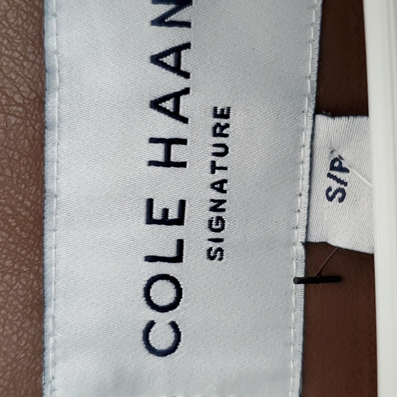 Cole Haan signature racer jacket with panels - Picture 2 of 7